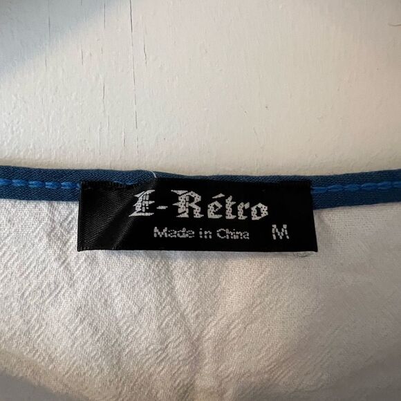 Embroidered peasant shirt - Picture 2 of 6